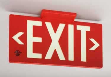 sign outdoor exit signs 100ft ul924