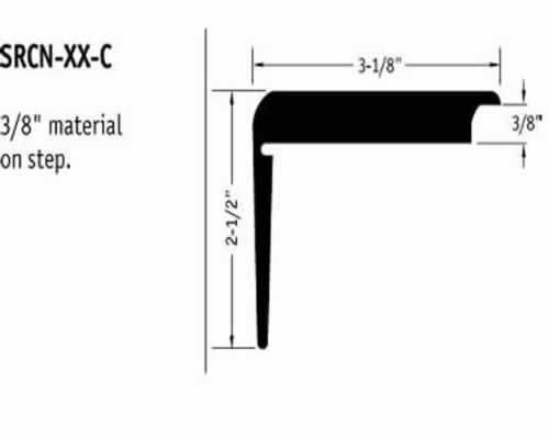 Vinyl Stair Nosing By Johnsonite