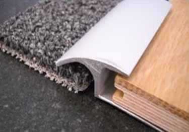 SLANTED TRANSITION STRIP aluminium floor edge protection carpet threshold bar 