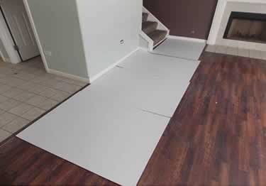 Temporary Floor Protection Pads for Construction - Cardboard