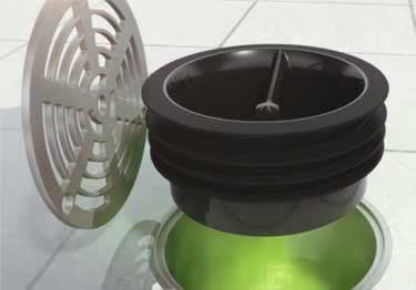 Green Drain One Way Flow Trap |  Nilodor Enzyme Cleaner