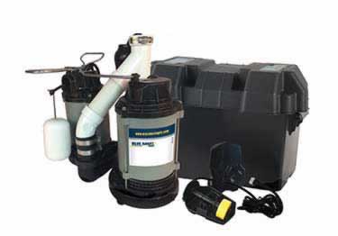 Blue Angel&reg; Submersible with Battery Backup Pump System