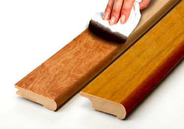 Flexible Paintable Wood Grain Stair Nosings