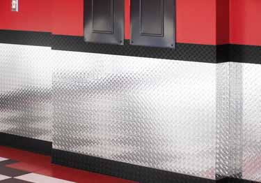 diamond plate wall covering