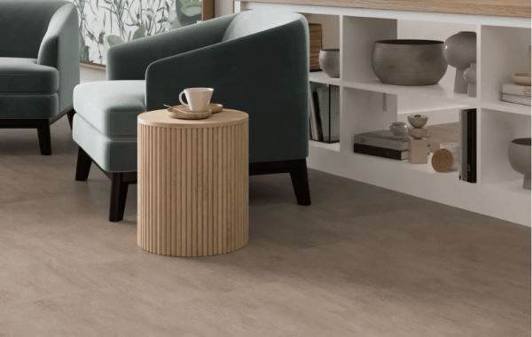 Johnsonite LVT in a sitting room