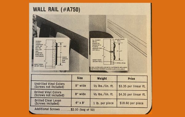 Wall Rail 1988
