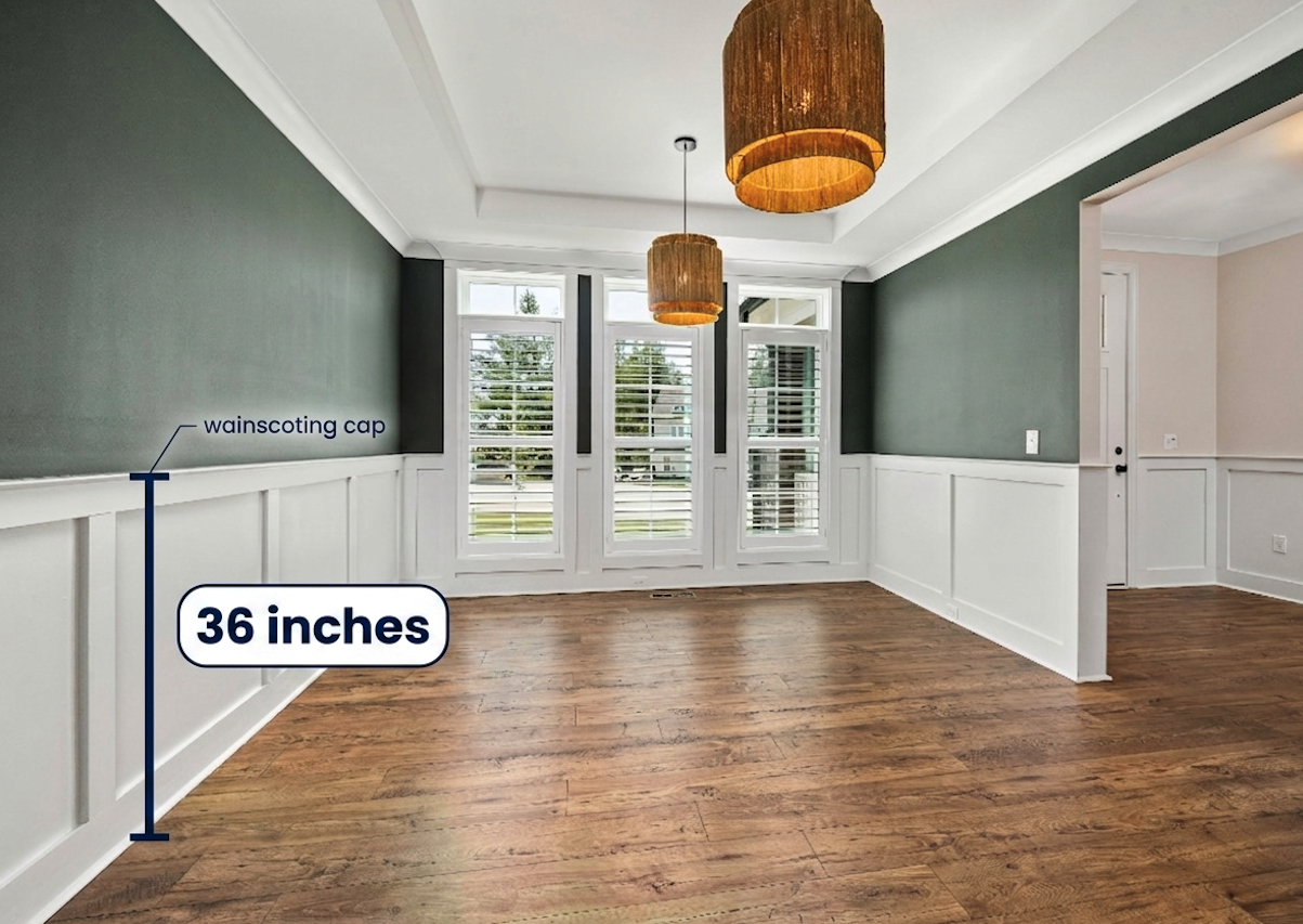 wainscoting height guide