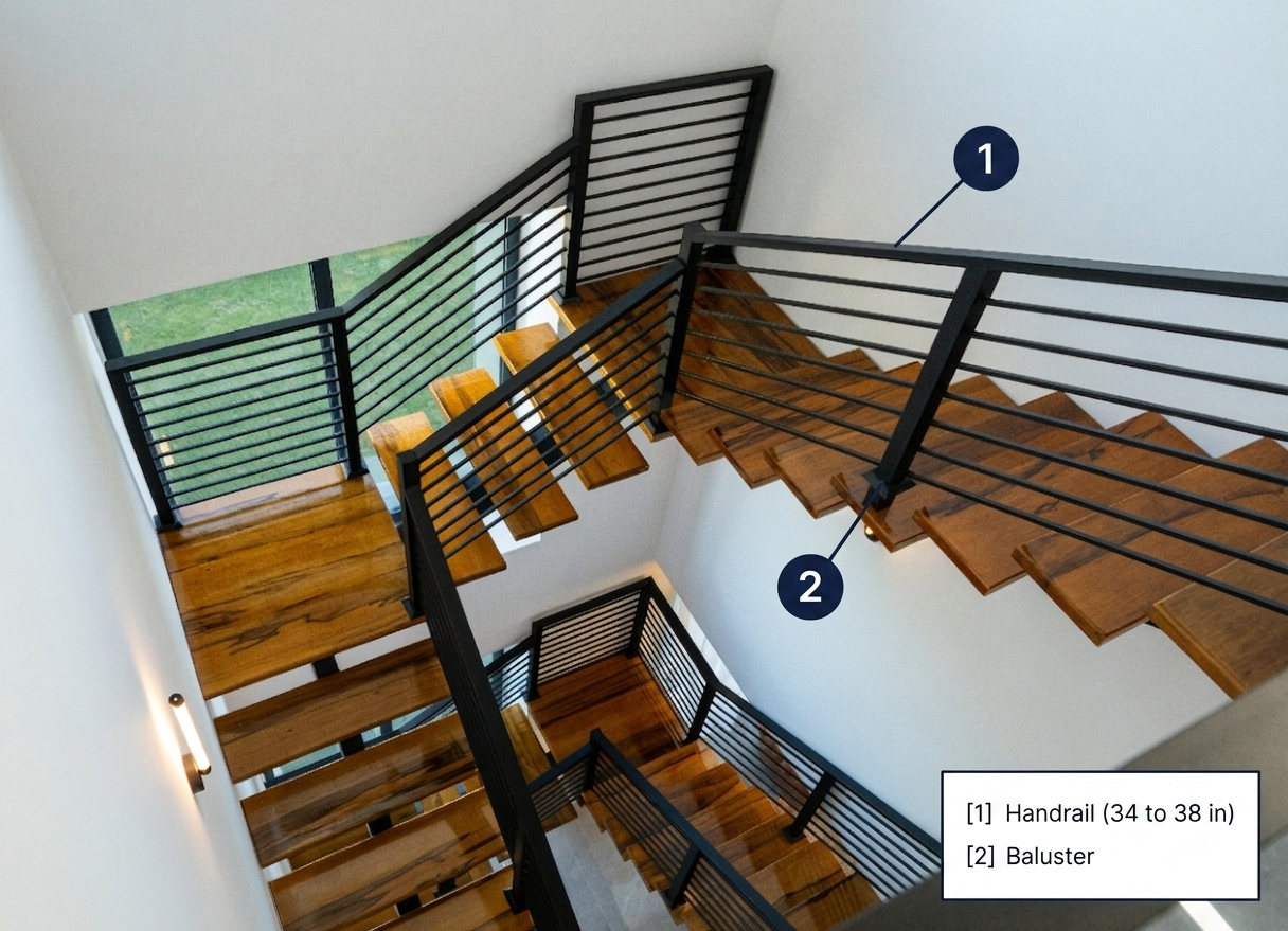 handrail height guide