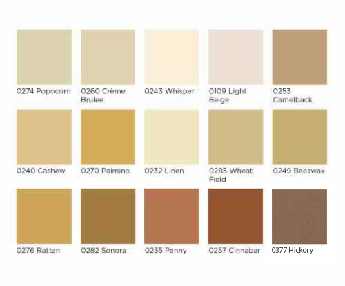 Inpro Wall Protection Color Chart