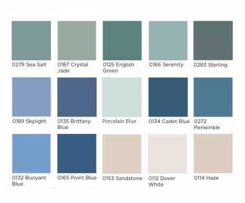 Inpro Wall Protection Color Chart