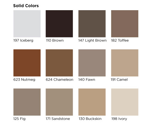 Roppe Cove Base Color Chart
