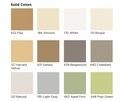 Roppe Base Color Chart