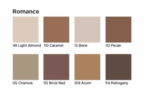 Ge Silicone Color Chart