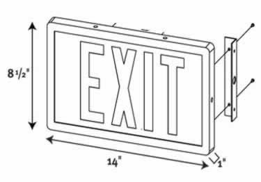self luminous exit signs by isolite