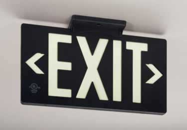 exit signs 50ft visual ul approved