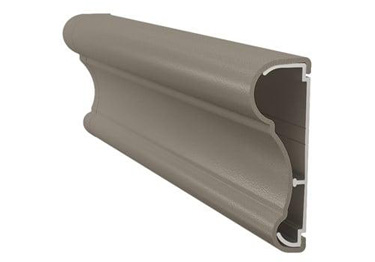 Wall chair rail in woodgrain or your choice of colors with 3-inch high profile.