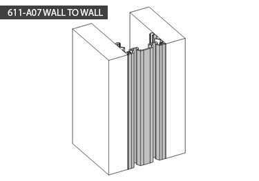 Wall to wall expansion joint 