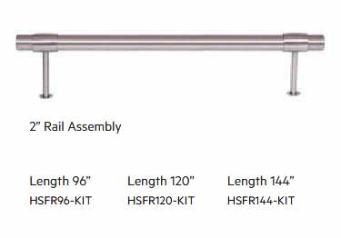 High impact protection system bumper rails For restaurants