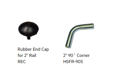 High impact protection system bumper rails For restaurants