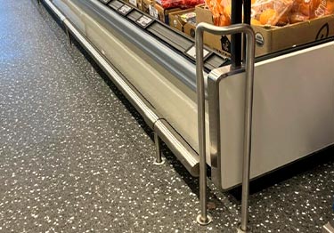 High impact protection system bumper rails For restaurants