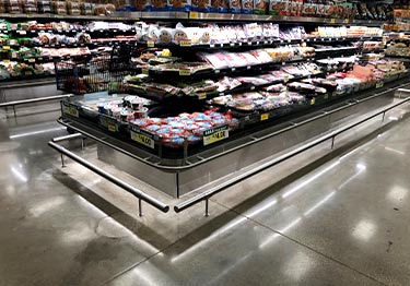 High impact protection system bumper rails For restaurants