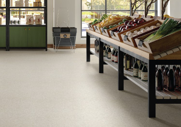 Armstrong Safety Zone tile is slip-resistant and available in 23 colors