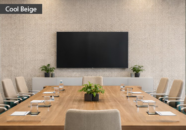 Sheeting for walls has a silk appearance and watercolor wash finish