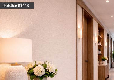 InPro wall covering Dash pattern has an artistic horizontal line pattern 