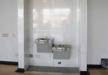 Smooth Fiberglass wall panels cover damaged drywall or ceramic tile