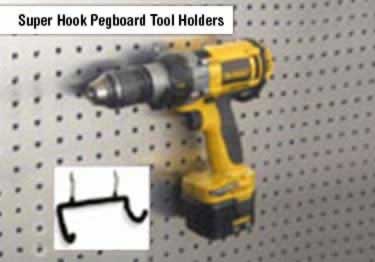 pegboard large tool holders