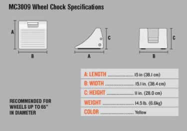 heavy duty wheel chocks