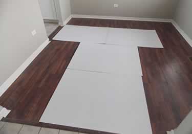 temporary floor pads