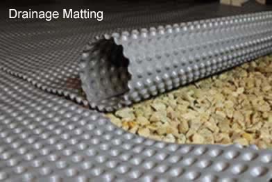 crawl space drainage matting