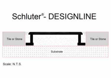 schluter designline border profile