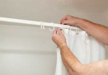 Inpro&reg; Shower Curtain Rods and Rings