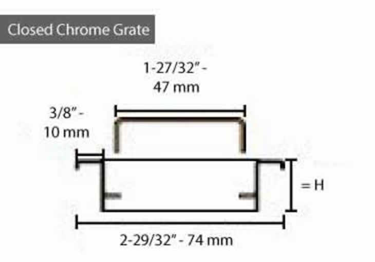 thumbnail image 2 of Schluter Kerdi-Line 3/4" Frame - Square Perforated Grate Assembly In Matte Black (KL1B19MGS) 2 of 6