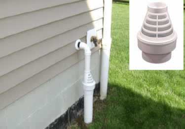The Freeze Relief sump pump discharge anti-freeze device