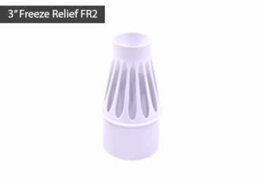 freeze relief discharge line protection