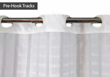 shower curtains hookless