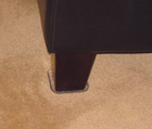 clear carpet sliders