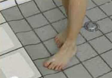 GREY 25mm 1" Wide RUBBER Anti NON Slip Safety TAPE ~Shower/ Tiles/ Bathtub~ 
