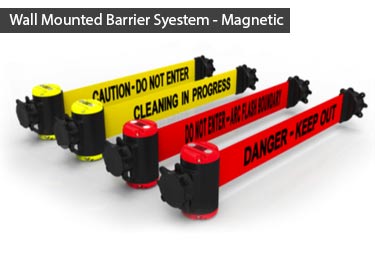 crowd barrier magnetic