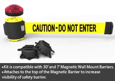 crowd barrier magnetic